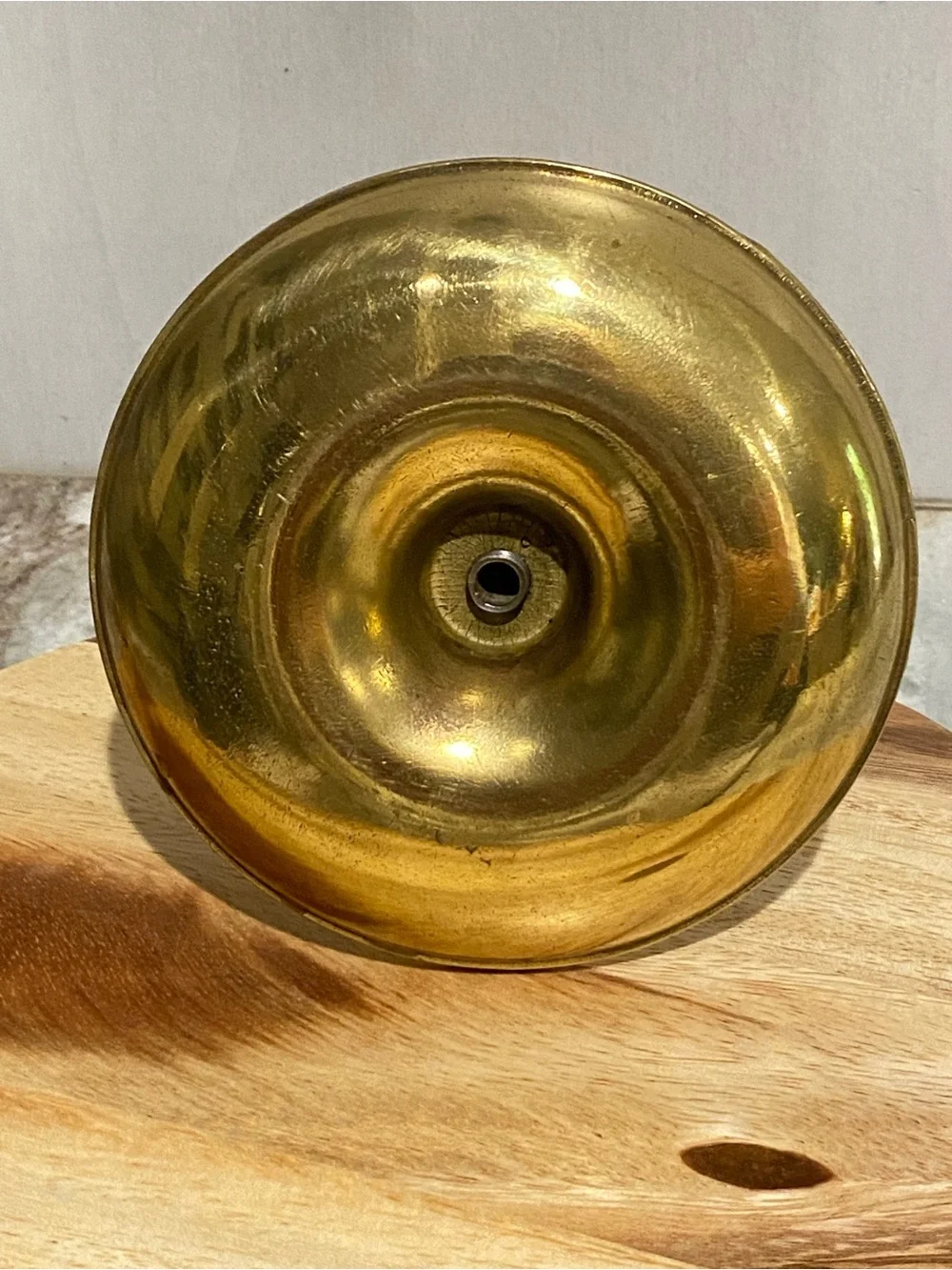 Antique Brass Push Up Ejector Candlestick Vintage Chamberstick Holder